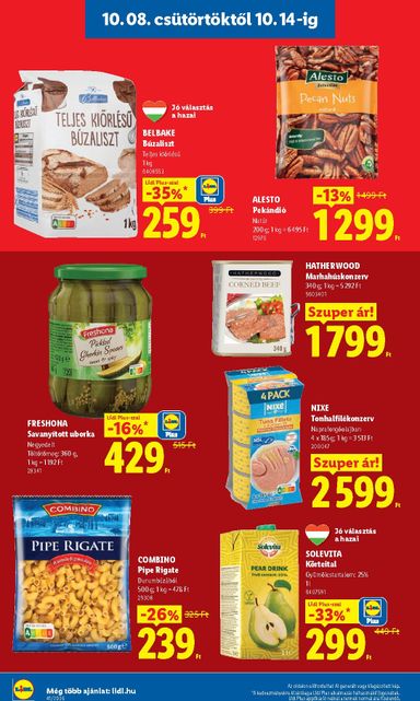 Akciós újság Lidl - Lidl érvényes 10.08.-tól 10.14.-ig - 12 oldal