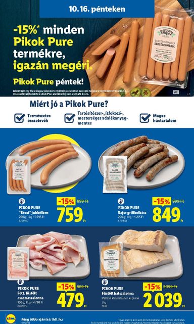 Akciós újság Lidl - Lidl érvényes 10.15.-tól 10.21.-ig - 40 oldal