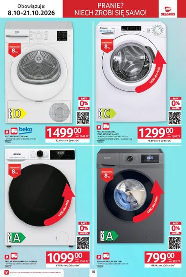 Gazetka Selgros - Selgros cash&carry - Katalog Elektro AGD od 08.10. do 21.10. - strona 10