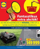 Lidl - Kőszeg, érvényes csütörtöktől 2026.10.08.
