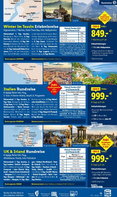 Prospekt Lidl - Lidl - Reise Highlights gültig ab 12.09. bis 15.10. - seite 15
