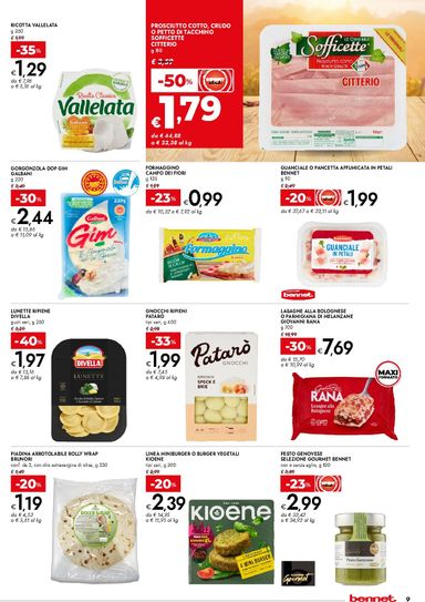 Volantino Bennet - Bennet - L'autunno in Tavola valido dal 01/10 al 14/10 - pagina 9