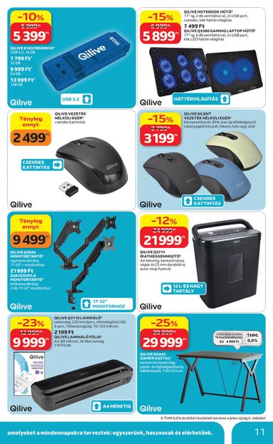 Akciós újság Auchan - Auchan - Qilive ajánlataink érvényes 10.08.-tól 10.28.-ig - 11 oldal