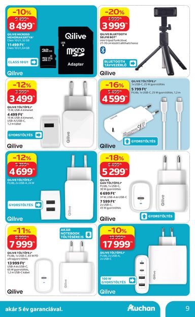 Akciós újság Auchan - Auchan - Qilive ajánlataink érvényes 10.08.-tól 10.28.-ig - 9 oldal
