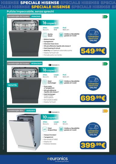 Volantino Euronics - Euronics - Speciale Hisense valido dal 24/09 al 08/10 - pagina 4