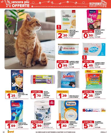 Volantino Iperal - Iperal - Ancora più offerte valido dal 30/09 al 13/10 - pagina 24