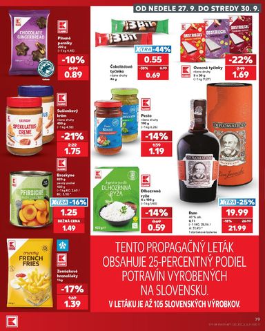 Leták Kaufland - Kaufland od 24.09. do 30.09. - strana 79