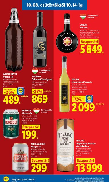 Akciós újság Lidl - Lidl érvényes 10.08.-tól 10.14.-ig - 14 oldal