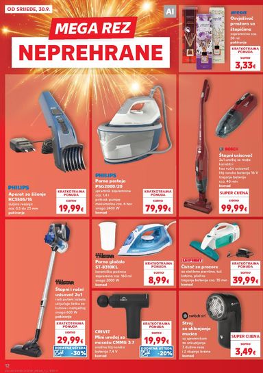 Katalog Kaufland - Kaufland - Neprehrambenih proizvoda vrijedi od 30.09. do 06.10. - stranica 12