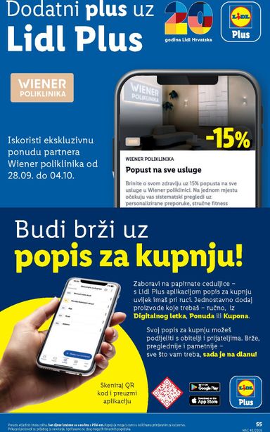 Katalog Lidl - Lidl vrijedi od 28.09. do 04.10. - stranica 55