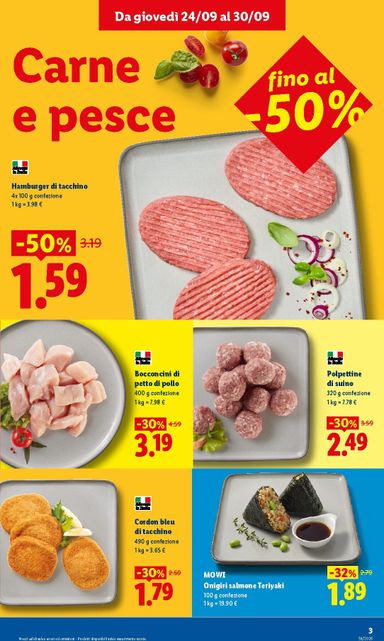 Volantino Lidl - Lidl - Nuova apertura - Maerne di Martellago valido dal 24/09 al 30/09 - pagina 3