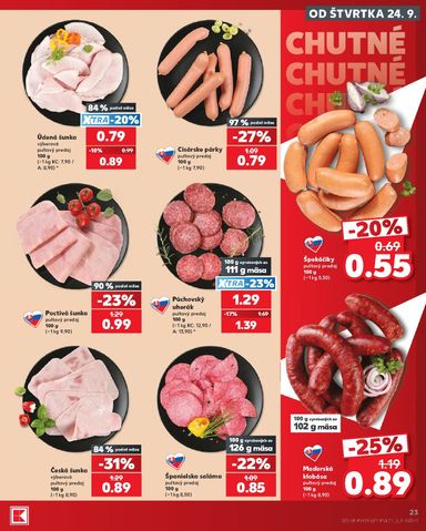 Leták Kaufland - Kaufland od 24.09. do 30.09. - strana 23