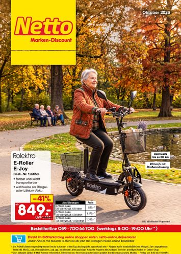 Prospekt Netto - Netto Marken Discount - Online-Sonderangebote Herbstdeals gültig ab 01.10. bis 31.10. - seite 1