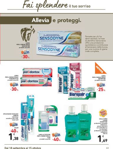 Volantino Spazio Conad - Spazio Conad - Catalogo Bellezza - Bologna valido dal 18/09 al 15/10 - pagina 17