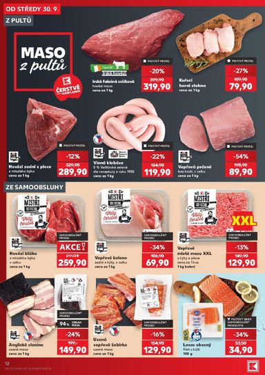 Leták Kaufland - Kaufland - Praha 4 od 30.09. do 06.10. - strana 12