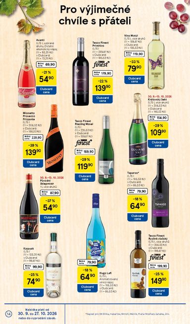 Leták Tesco - Tesco supermarket od 30.09. do 06.10. - strana 14