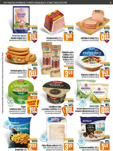 Leták COOP Jednota - COOP Jednota od 01.10. do 07.10. - strana 15