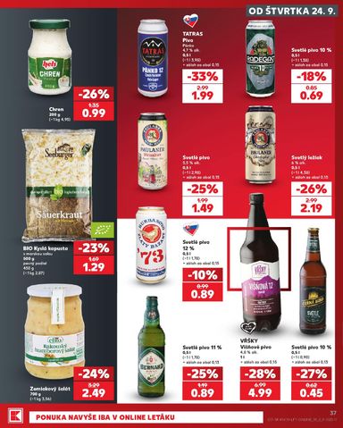 Leták Kaufland - Kaufland od 24.09. do 30.09. - strana 37
