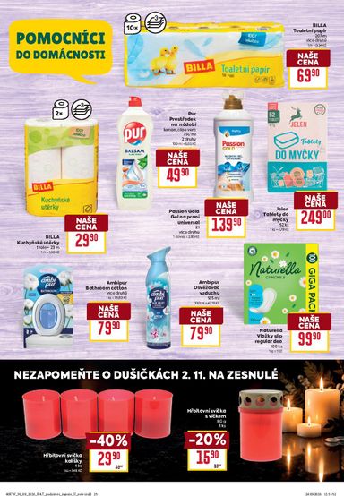 Leták Billa - Billa - Katalog: Podzimní nápoje od 30.09. do 20.10. - strana 25