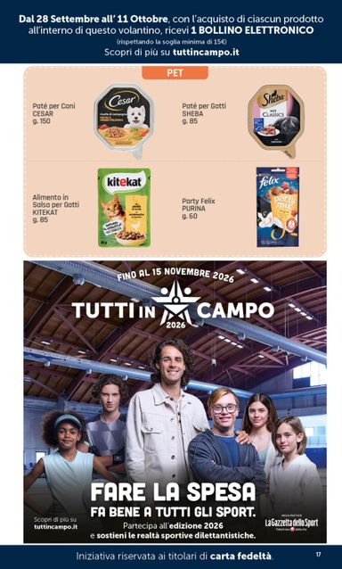 Volantino DOK - DOK - Tutti in campo valido dal 28/09 al 11/10 - pagina 17
