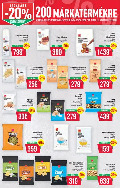 Akciós újság Coop - Coop - Tisza - Abc-Szuper érvényes 10.08.-tól 10.14.-ig - 13 oldal