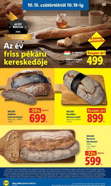Akciós újság Lidl - Lidl érvényes 10.15.-tól 10.21.-ig - 2 oldal