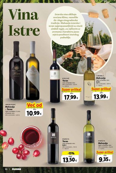 Katalog Plodine - Plodine - Vinski putopis vrijedi od 24.09. do 07.10. - stranica 10