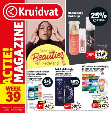 Folder Kruidvat - Kruidvat van 22-09 tot 04-10 - side 1