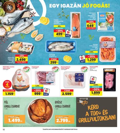 Akciós újság Spar - INTERSPAR érvényes 10.08.-tól 10.14.-ig - 10 oldal