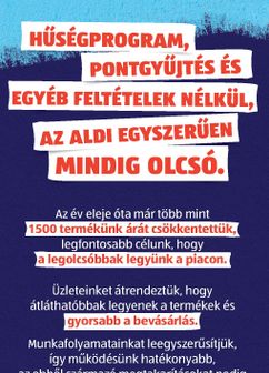Aldi akciós újság, érvényes csütörtöktől 10.08.