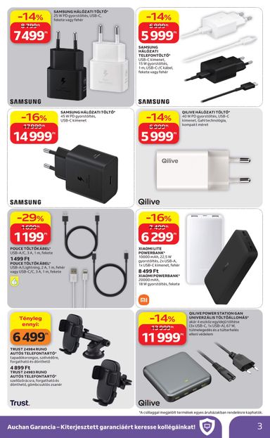 Akciós újság Auchan - Auchan - Műszaki ajánlataink érvényes 10.08.-tól 10.14.-ig - 3 oldal