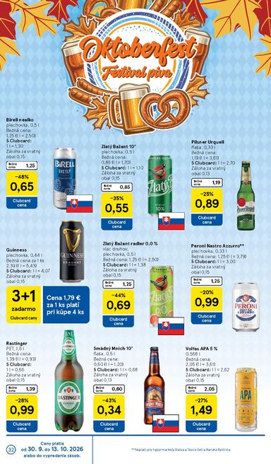 Leták Tesco - Tesco od 30.09. do 06.10. - strana 32