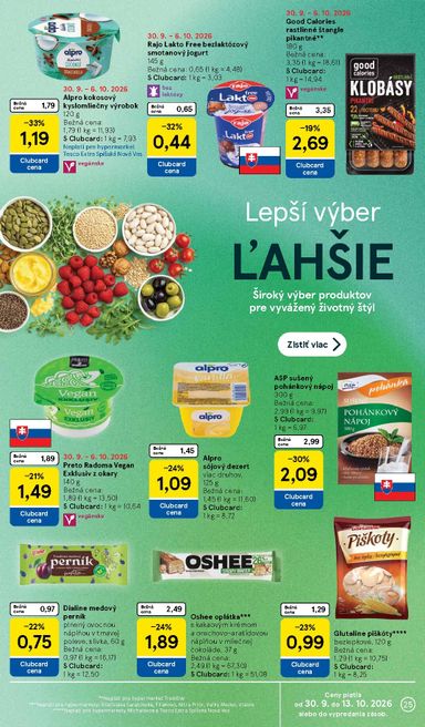 Leták Tesco - Tesco od 30.09. do 06.10. - strana 25