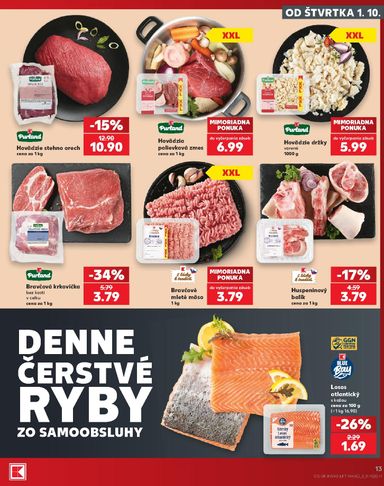 Leták Kaufland - Kaufland od 01.10. do 07.10. - strana 13