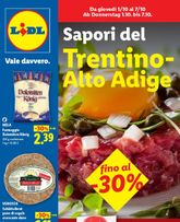 Lidl - Trentino Alto-Adige valido da giovedì 01/10/2026