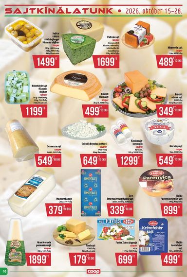 Akciós újság Coop - Coop - Abc-Szuper érvényes 10.15.-tól 10.21.-ig - 10 oldal