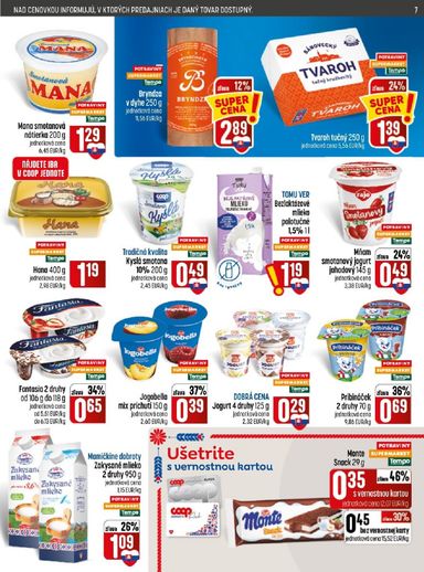 Leták COOP Jednota - COOP Jednota od 01.10. do 07.10. - strana 7
