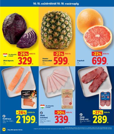 Akciós újság Lidl - Lidl - Debrecen, Veszprém érvényes 10.15.-tól 10.18.-ig - 2 oldal