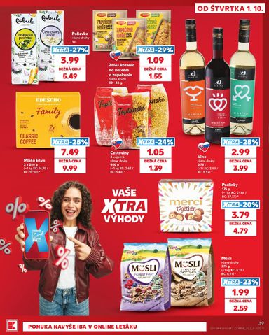 Leták Kaufland - Kaufland od 01.10. do 07.10. - strana 39