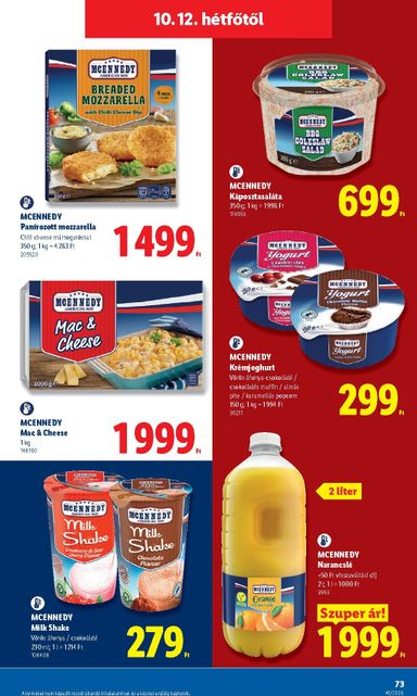 Akciós újság Lidl - Lidl érvényes 10.08.-tól 10.14.-ig - 73 oldal