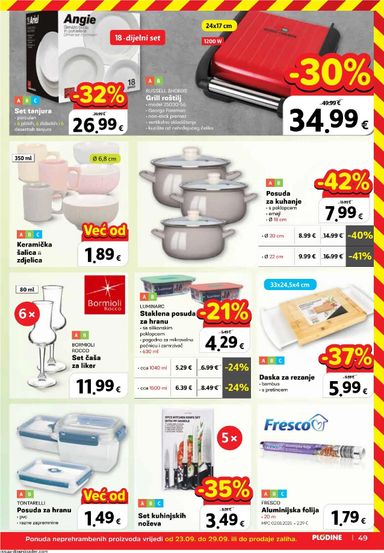 Katalog Plodine - Plodine vrijedi od 23.09. do 29.09. - stranica 49