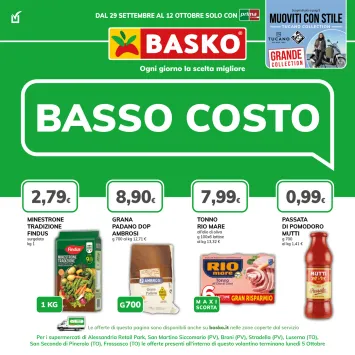Volantino Basko - Basko valido dal 29/09 al 12/10 - pagina 1