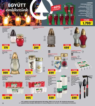 Akciós újság Spar - INTERSPAR érvényes 10.15.-tól 10.21.-ig - 18 oldal