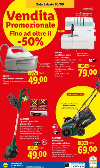 Volantino Lidl - Lidl - Vendita Promozionale Gorizia valido dal 08/10 al 11/10 - pagina 5