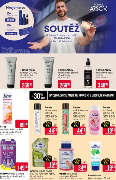 Leták Teta drogerie - Teta drogerie od 24.09. do 06.10. - strana 9