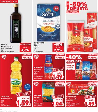 Katalog Kaufland - Kaufland vrijedi od 30.09. do 06.10. - stranica 22