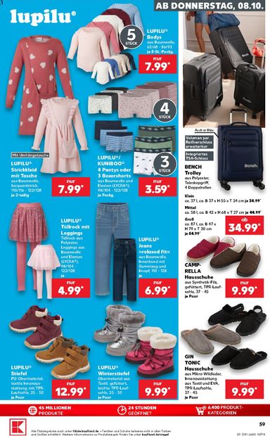 Leták Kaufland Německo - Kaufland Německo od 08.10. do 14.10. - strana 59
