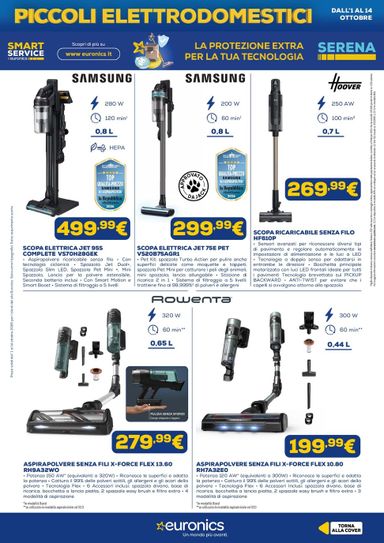 Volantino Euronics - Euronics - Piccoli Elettrodomestici valido dal 01/10 al 14/10 - pagina 5