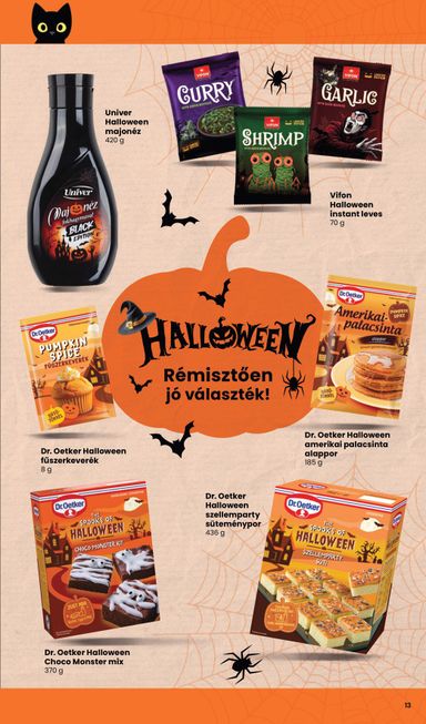 Akciós újság Spar - SPAR - Halloween katalógus érvényes 10.01.-tól 10.31.-ig - 13 oldal