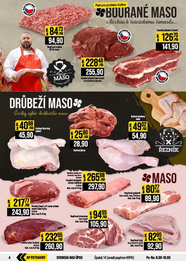 Leták JIP - JIP - České Budějovice, Most, Svoboda nad Úpou, Náchod, Sušice od 07.10. do 13.10. - strana 4